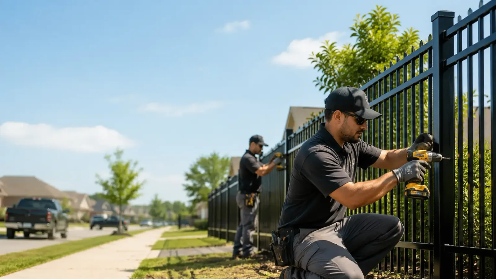 Metal Fence Installation in New Century, KS